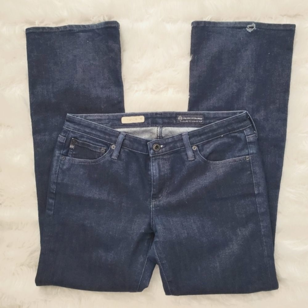 ADRIANO GOLDSHMILD WOMEN'S JEANS SIZE 30R THE ANGELINA PETITE BOOT CUT too small
